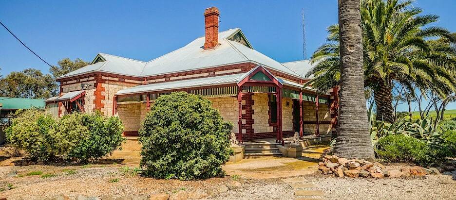 SA's Yorke Peninsula real estate agent Greg Smith said this old farmhouse, about two hours from Adelaide at Arthurton and detached on its own three hectares from the original farm was the type of property in hot demand by city buyers. The asking price is $490,000 to $539,000.