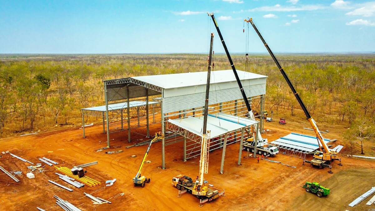 The Katherine cotton gin is expected to be operation for the next harvest. Picture from Entegra.