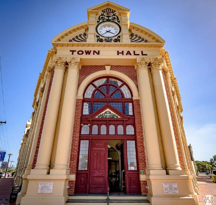 The historic town hall at York in WA where the town has been attracting many new fans. Picture from Shire of York