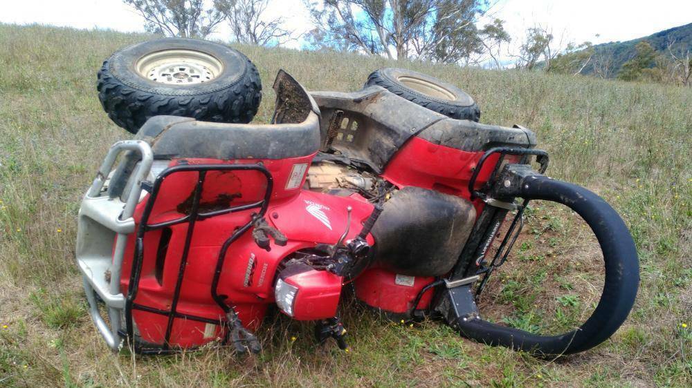 A quad bike has been involved in another death, this time near Alice Springs. File picture.