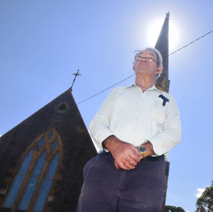 SAD GOODBYE: "I am not sure a building like this is a part of modern day life," long-time organist John Carr said of Rokewood's stunning Gothic church. 