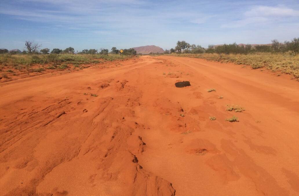 Part of the Outback Way, Tjukaruru Road in the Northern Territory. Picture: Federal government.