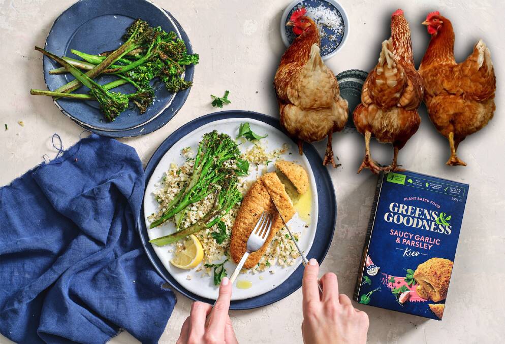 RUFFLING FEATHERS: One of Australia's biggest poultry producers is making plant-based products from peas in competition with itself. Main picture: Baiada. 