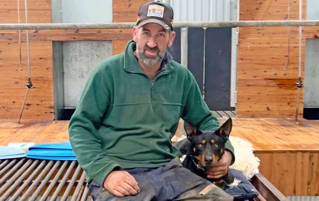 Dan McInnes of Acheron in Victoria's North-East is ready for the challenge with his Kelpie, Jack. Pictures supplied by Cobber