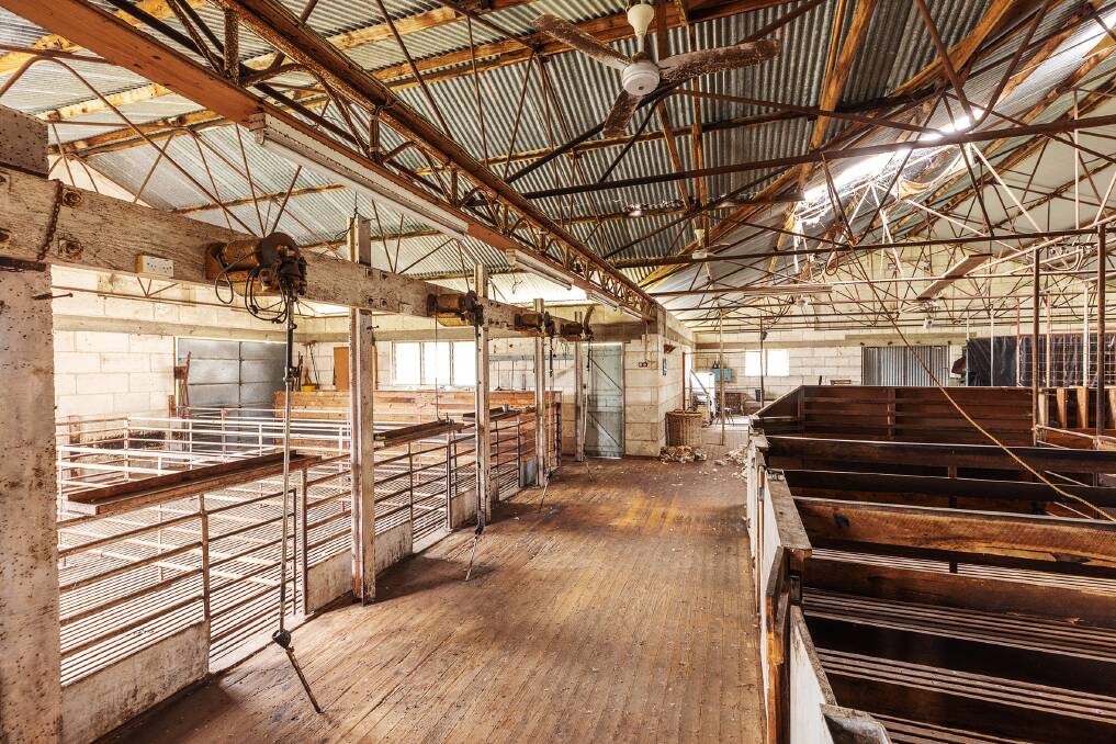 Jemalong has a four-stand shearing shed made from Mount Gambier stone. Pictures from Elders Real Estate