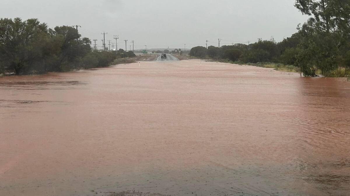 The scene at Laverton in the northern Goldfields. Picture: Shire of Dundas.