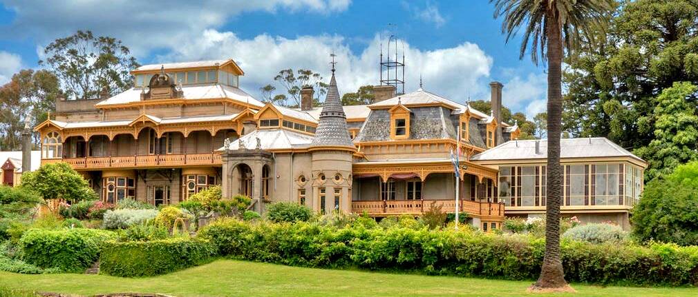 STUNNING: One of the many remarkable gold rush buildings in Bendigo, is the quartz king's Fortuna Villa.