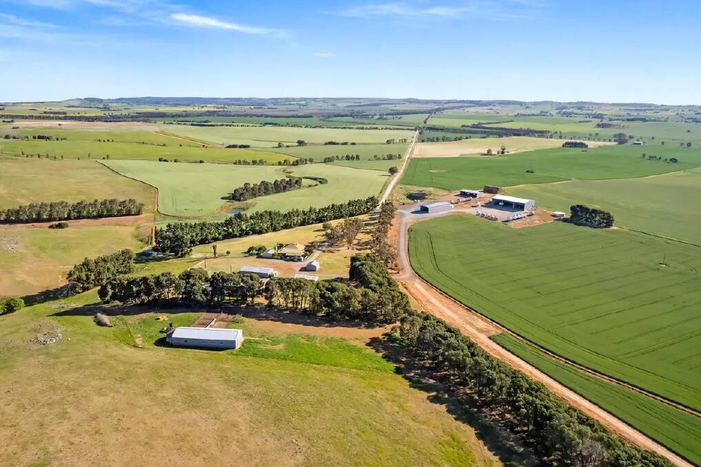 Pretty as a picture - this well laid out farm sold at public auction at Clare last week. Pictures: Ray White.