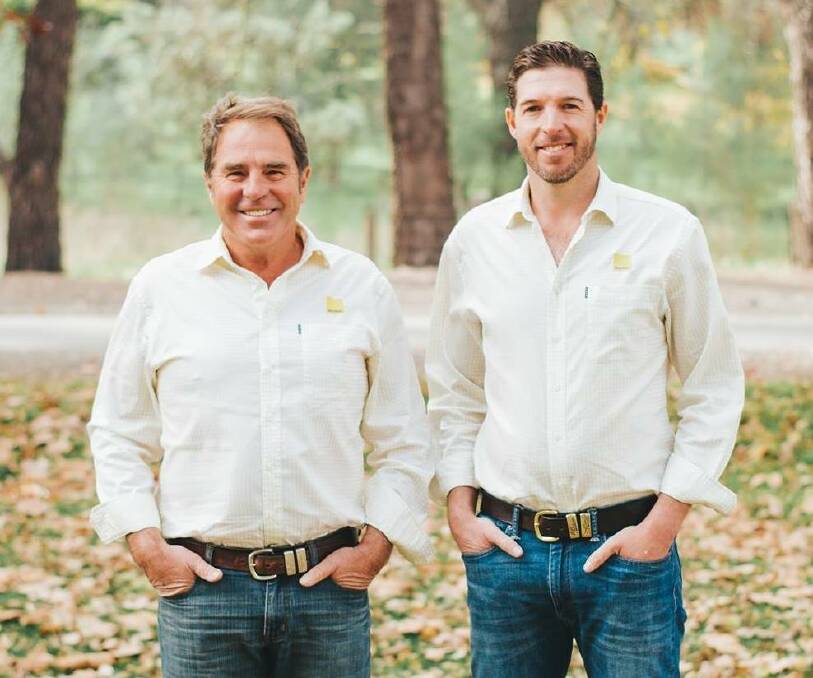 The Ray White agency principals in South Australia, Geoff (pictured left) with his son and business partner Daniel. 