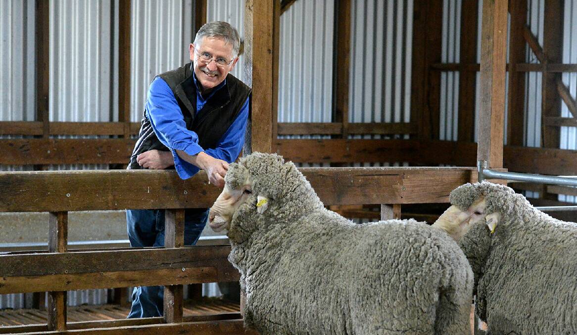 AWI director Noel Henderson has put his fine wool operation in central Victoria on the market.