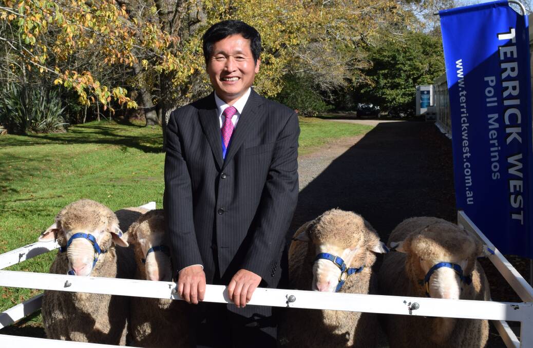 Chinese wool magnate, Qingnan Wen, pictured in 2020.