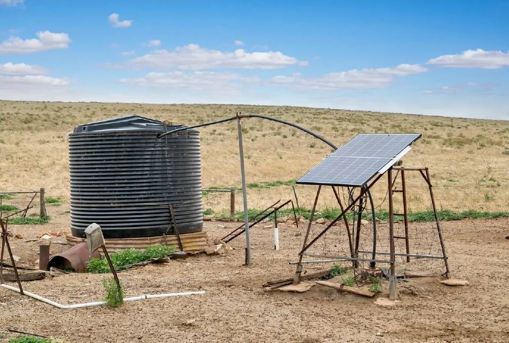 Boxers at Booborowie came with a equipped bore and solar pump. Pictures from Ray White Rural