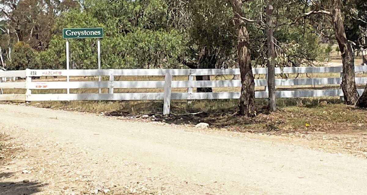 No "for sale" signs at Greystones near Bacchus Marsh today after it was reported as being sold for around $80 million.