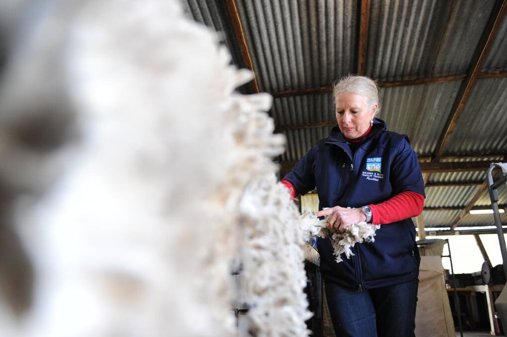 Growers are holding an estimated 300,000 bales of wool on-farm as the market continues to bump along at low levels.