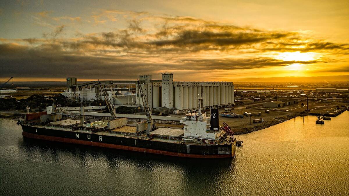 It has been a record breaking month for Viterra, which iis busy executing export programs out of its ports, such as Inner Harbour, pictured. Photo: Viterra.