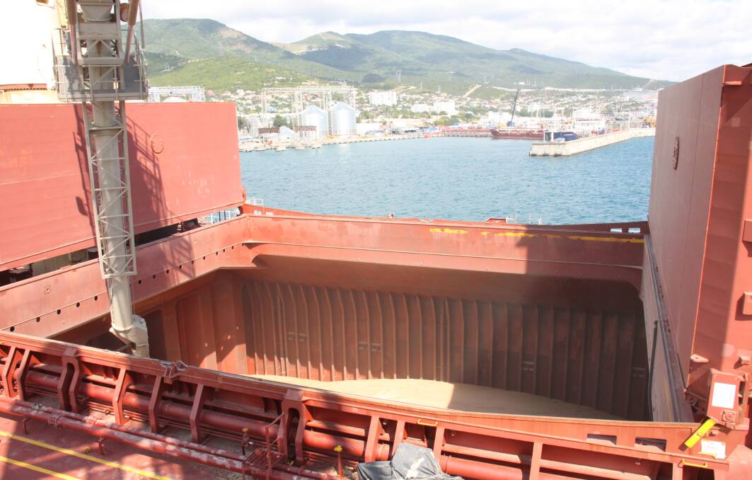 Grain exports out of the Black Sea have stopped to a crawl due to a Russian go-slow on registrations and inspections of ships. File photo.