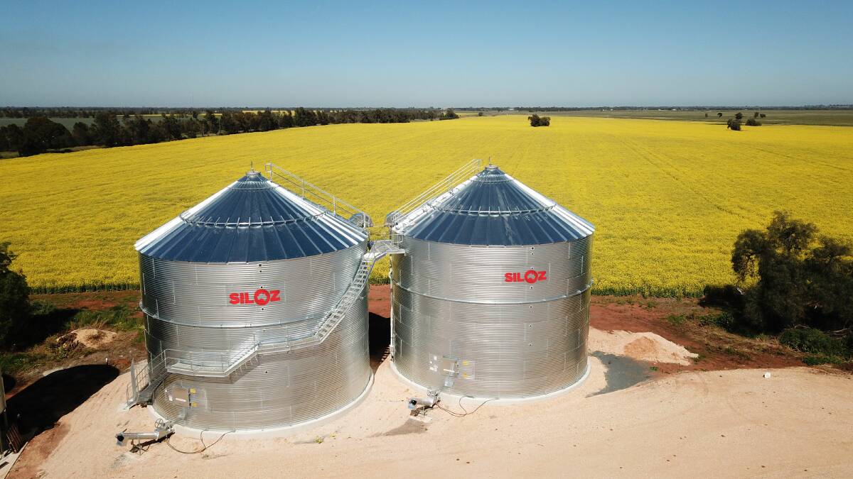 The new SilOz range will offer the same features farmers looked for when buying Cyclone Silos. Photo courtesy of Optimum Silos.