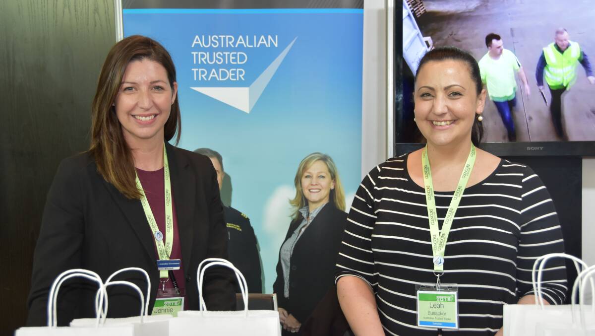 Jennie Mitchell and Leah Busacker of Australian Trusted Trader say their program could have benefits for Australian grain exporters. 