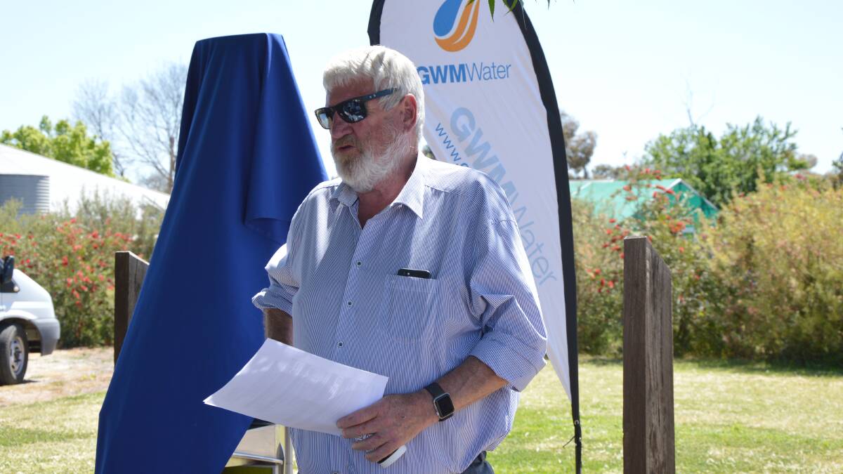 GWMWater chairman Peter Vogel says growth water from savings made from installing the Wimmera-Mallee pipeline are providing a boost to both the agriculture and mining sectors in western Victoria.