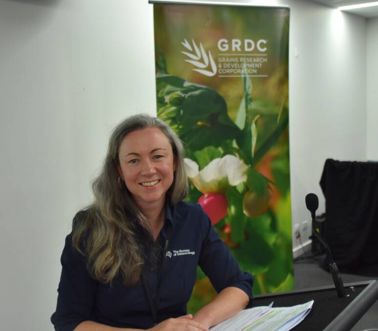 Claire Yeo, of the Bureau of Meteorology, is looking to improve weather forecast outcomes for the ag sector. Photo by Gregor Heard. 