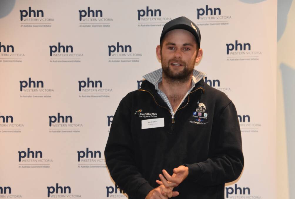 Ben Brooksby spoke about his efforts to improve mental heallth outcomes during the launch of the new health pathway in Horsham. 