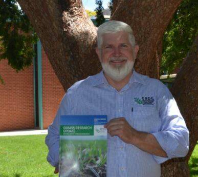 Anthony Williams, pictured at the Wagga Wagga GRDC update in February has already left the organisation just months after being appointed.