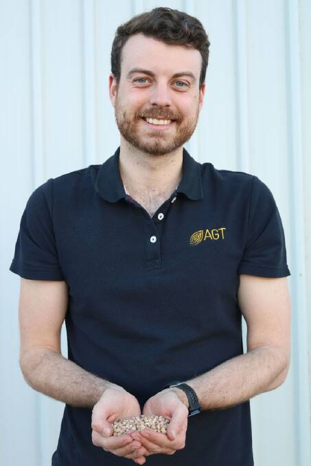 New AGT lupin breeder Matthew Aubert.