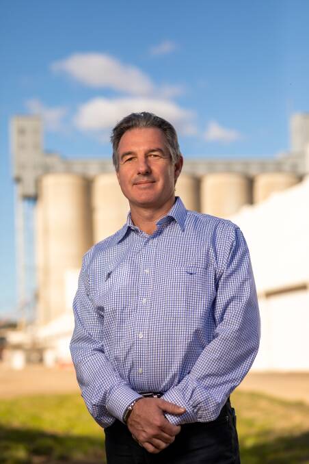 Robert Spurway says GrainCorp's earnings have been resilient in spite of falling global grain markets. File photo.