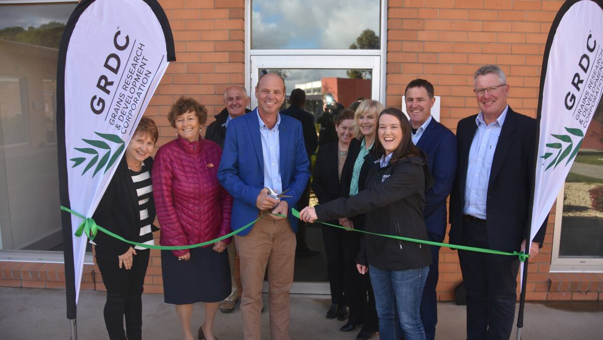 The GRDC team celebrate the opening of the Horsham office.