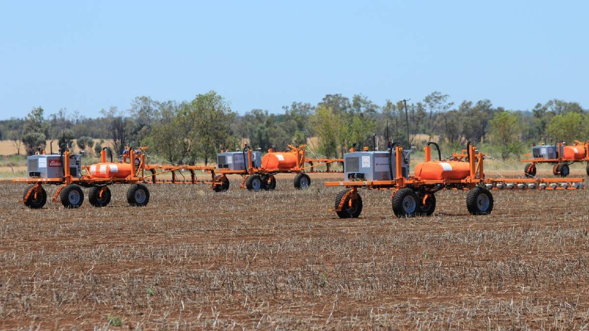 Autonomous farm machinery, such as that used on the Swarm Farm in Queensland, is likely to become more common. File photo.