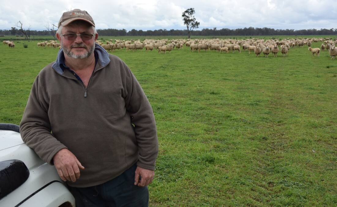 MORE RESTRICTIONS: Nathalia lucerne and sheep producer Chris Bourke says authorities appear to be putting more and more restrictions on use of water from Lower Broken Creek.