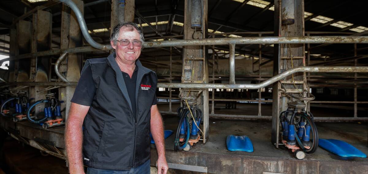 United Dairyfarmers of Victoria vice-president and Winslow (Vic.) dairy farmer, Bernie Free, said the Victorian Farmers Federation needs to pay its Australian Dairy Farmer levies. Picture by Anthony Brady