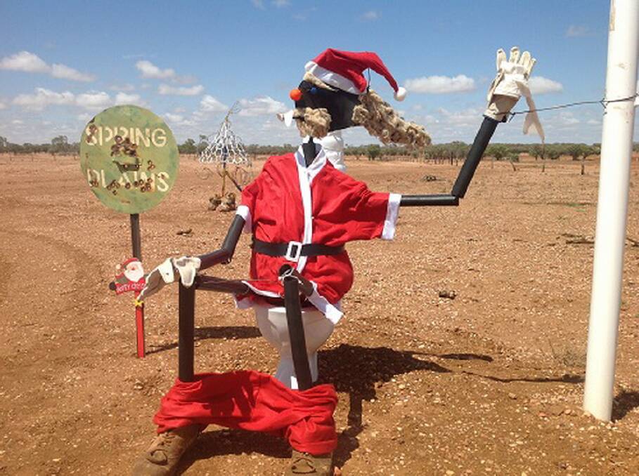 Flashback: Santa's Bad Prawn, created by Steve and Denise Hawe, Spring Plains, won the 2015 Silsoe Road competition.