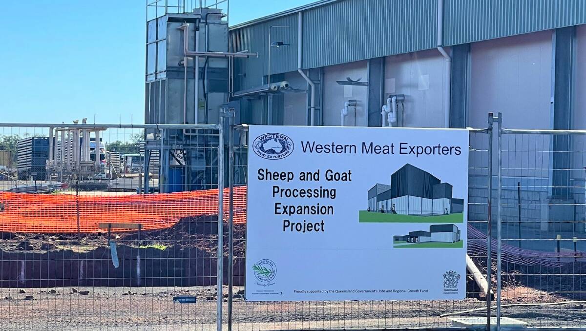The expansion plans at Western Meat Exporters' Charleville base are going ahead with confidence. Photo supplied.