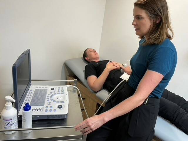 Adelaide Hills O&G obstetrician and gynaecologist Dr Melanie Johnson at work in her practice.