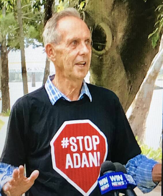 Bob Brown, once a federal senator, is leading a convoy of anti-Adani mine protesters and is unruffled by the growing opposition to their campaign.