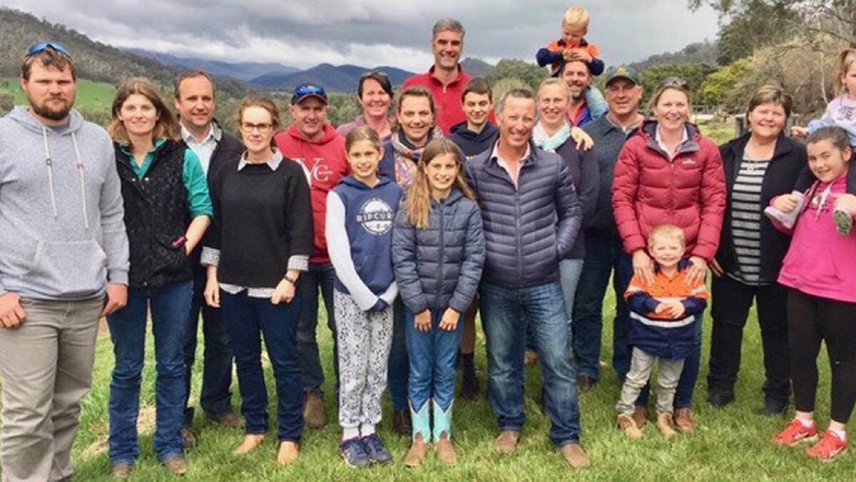 FAMILY VALUES: The Mountain Milk families in September 2019 at a barbecue to celebrate the co-operative's annual general meeting.
