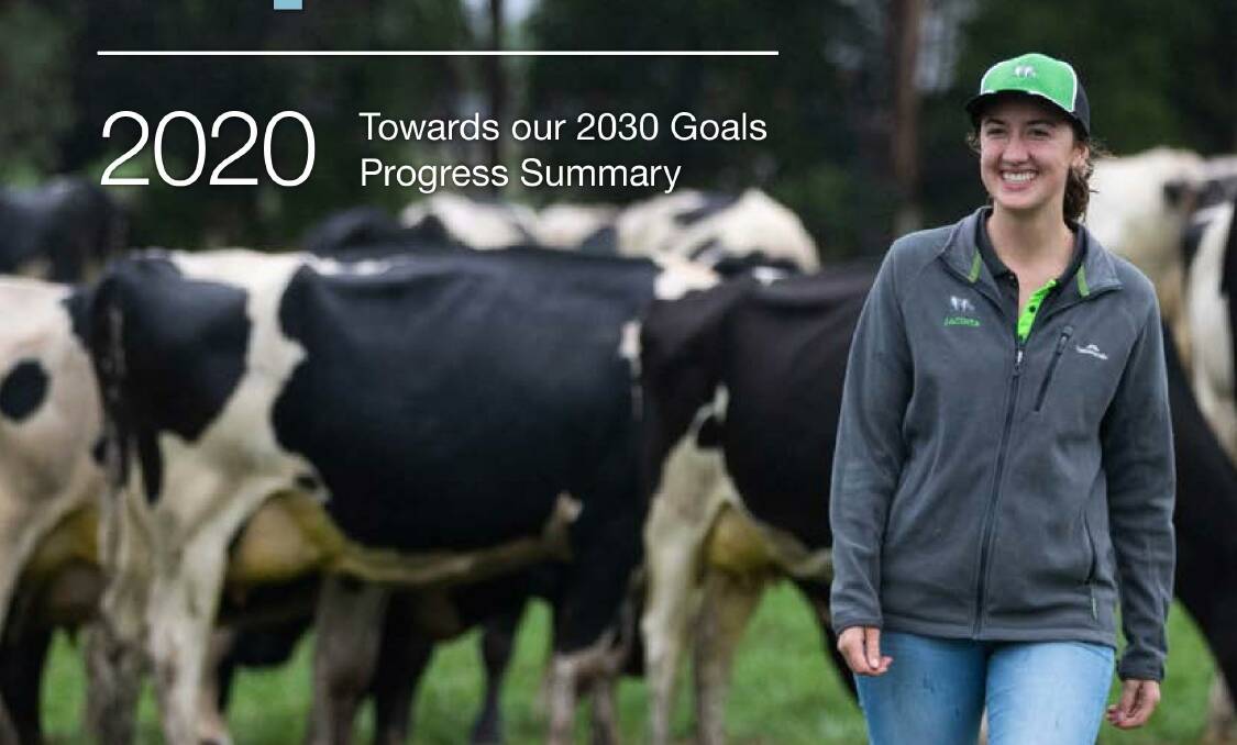 PROGRESS: The Australian Dairy Industry Sustainability Report 2020 outlines progress towards the industry's 2030 goals.