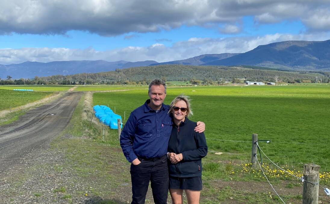 BUSINESS SUCCESS: Grant and Kim Archer have won the Tasmanian Dairy Business of the Year Award for a record fourth time.