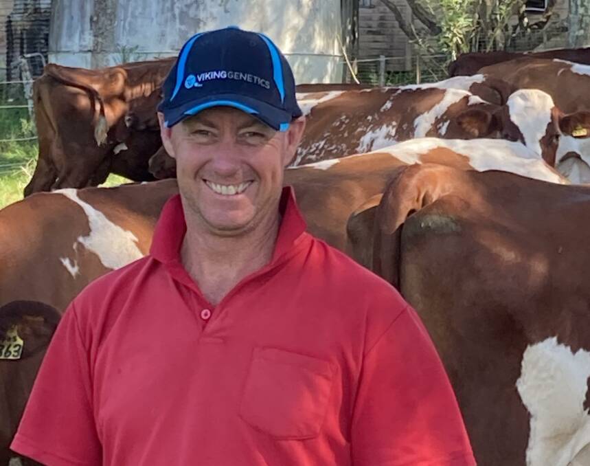 UPBEAT: Northern NSW farmer Warren Gallagher is upbeat about the future of the dairy industry in his region.