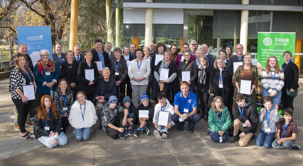 RECIPIENTS: 2021 Gardiner Dairy Foundation Community Grant recipients at the presentation event in Melbourne.