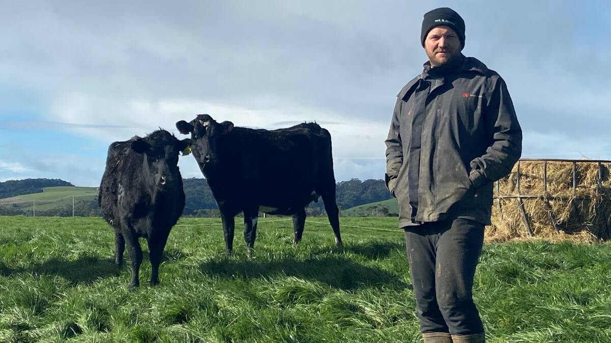 CAREER BUILDER: Cody Korpershoek started his dairying career six years ago when he was hired on a cents per kilogram of milk solids management position for the Unit Trust, Circular Head Farms at Edith Creek, Tas.