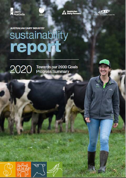 The latest Australian Dairy Industry Sustainability Report includes a scorecard showing the industry's progress towards meeting its 2030 farming and manufacturing sustainability goals and targets