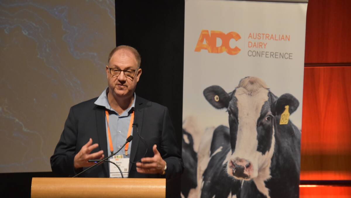 Former Australian Dairy Farmers chief executive officer David Inall delivered a hard-hitting message to the Australian Dairy Conference. Picture by Carlene Dowie