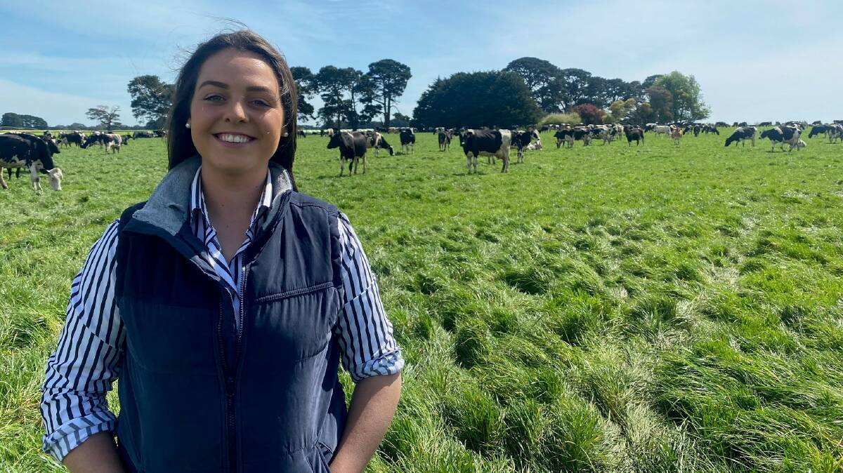 BRIGHT FUTURE: Student Kyella McKenna enrolled in the Marcus Oldham Dairy Farm Managers program to help set her up for her future career.

