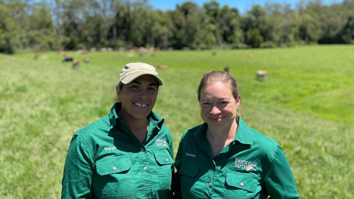 PARTNERSHIP: Karyn Cassar and Carissa Wolfe purchased Benmar Farm, Hannam Vale, on the NSW Mid North Coast, in 2013.