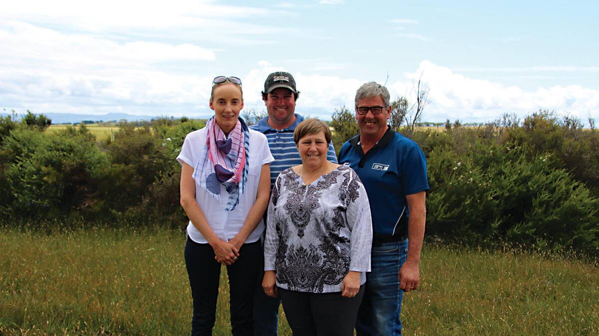 SUCCESSION PLANNING: The Moon family Melissa, Jared, Tricia and Alex were able to refine their business goals as a result of being a Focus Farm.