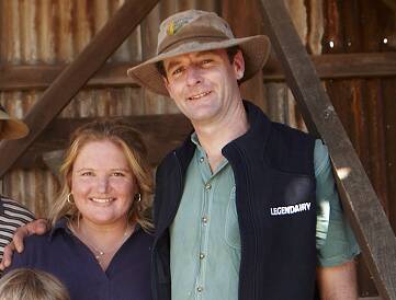 AWARD WINNERS: Vicki and Luke Fitzpatrick are continuing the family tradition of producing high quality milk..