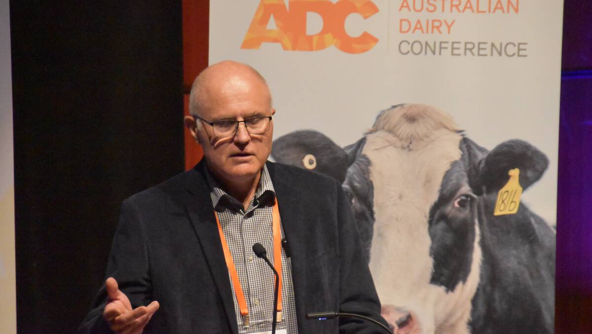 Professor Richard Eckard warned the dairy industry it could not be complacent about cutting its greenhouse gas emissions. Picture by Carlene Dowie