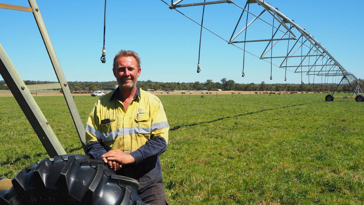OPTIMISING IRRIGATION: Michael Twomey is taking part in a project to optimise use of his farm's irrigation system.
